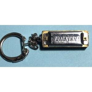 Hohner Mini Harmonica ,Novelty Keychain Very Good Condition